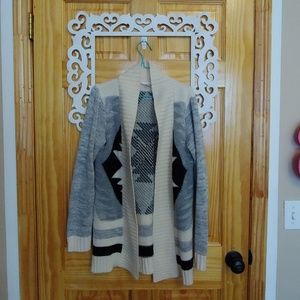 Print Cardi Sweater